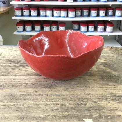 Fire Red Earthenware Glaze 9602