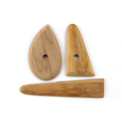 Box Wood Rib Set Of 3 Box Wood Rib Set Of 3