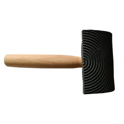 Textured Wood Effect Rubber Roller Textured Wood Effect Rubber Roller