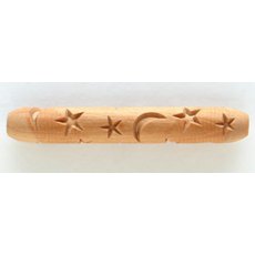 MKM Stars & Moon Wooden Hand Roller HR-36