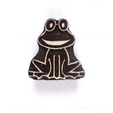 Frog Wooden Clay Stamp No.534