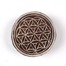 Flower Of Life Wooden Clay Stamp No.541
