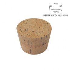 Natural Jar Cork Medium 43mm