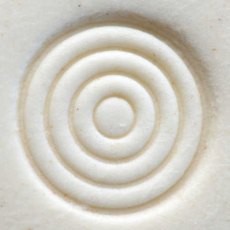 Small Debossed Circle MKM Stamp