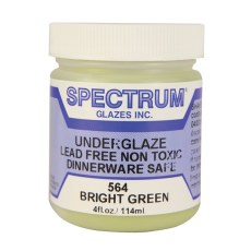 Spectrum Bright Green 564 Underglaze