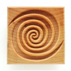 MKM Large Square Double Spiral Stamp SSL-002 MKM Large Square Double Spiral Stamp SSL-002
