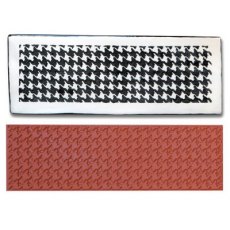 Mayco Houndstooth Check Rubber Stamp