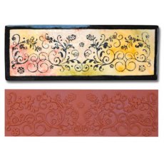 Mayco Floral Flourish Rubber Stamp