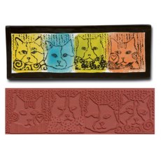 Mayco Design Cats Rubber Stamp
