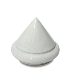 Snow White Crackle Earthenware Powdered Glaze