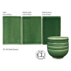 Dark Green Amaco Potters Choice Stoneware Glaze Powder