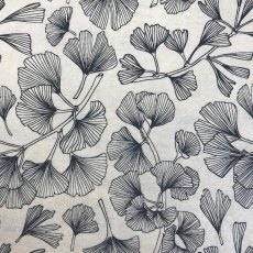 Ginkgo Leaves Underglaze Transfer Sheet - Black
