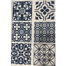 Moroccan Tiles A Underglaze Transfer Sheet - Black Moroccan Tiles A Underglaze Transfer Sheet - Black