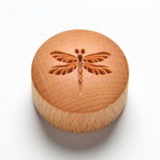 Curve Top Round Dragonfly MKM Stamp