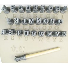 Uppercase Alphabet Stamps 10mm