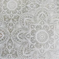 Mandala (Closed Center) Underglaze Transfer Sheet - White