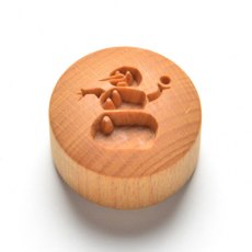 Curve Top Round Snowman MKM Stamp