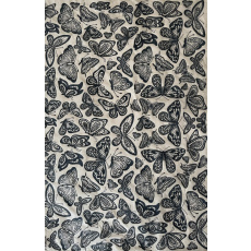 Butterflies in Flight Underglaze Transfer Sheet - Black