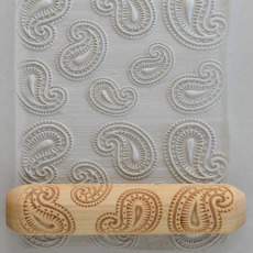 MKM Paisley Party Wooden 12cm BIG Hand Roller BHR-026 MKM Paisley Party Wooden 12cm BIG Hand Roller BHR-026