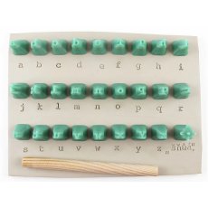 Lowercase Courier Alphabet Stamps Lowercase Courier Alphabet Stamps