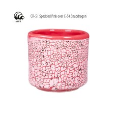 Speckled Pink Amaco Crawls Glaze Speckled Pink Amaco Crawls Glaze