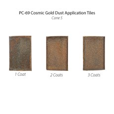 Cosmic Gold Dust Amaco Potters Choice Glaze