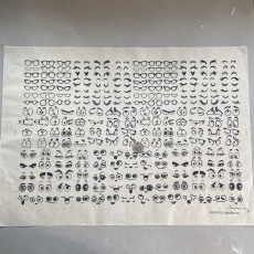 Googly Eyes Underglaze Transfer Sheet Googly Eyes Underglaze Transfer Sheet
