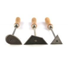 Short Handle Turning Tools Set Of 3