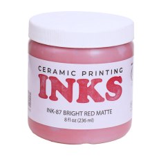 Bright Red Matte Ink