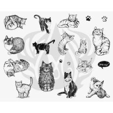 Designer Silkscreen Cats Designer Silkscreen Cats