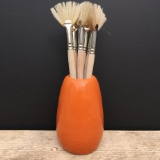 Orange Opaque Stoneware Glaze