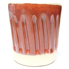 BPS Orange Red Stoneware Brush On Glaze BP16SB