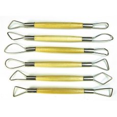 Coiled Edged Modelling Tool Large 20cm Set Of 6