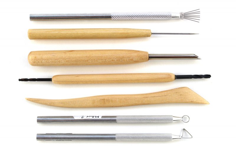 Set Of 7 Finishing Pottery Tool DTSET-2 Set Of 7 Finishing Pottery Tool DTSET-2