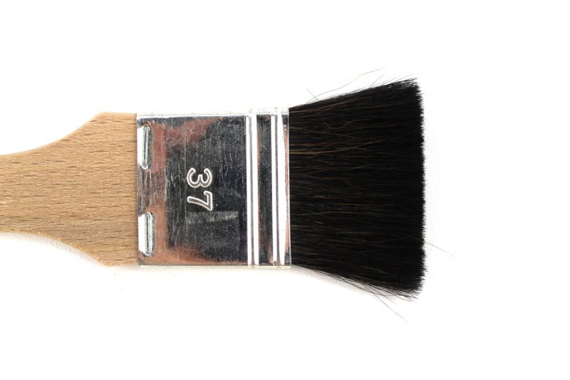 Flat Lacquer Pottery Brush 37mm