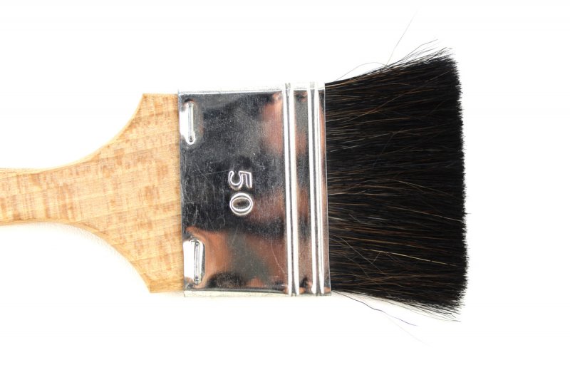 Flat Lacquer Pottery Brush 50mm