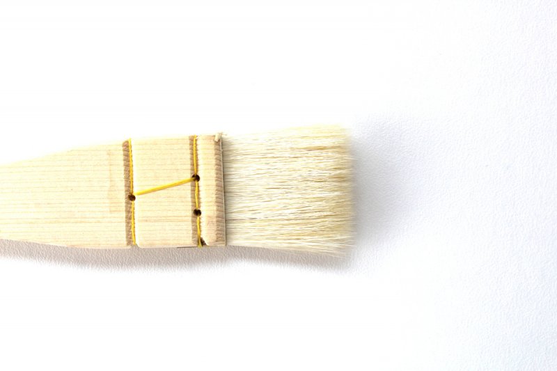 Flat Hake Pottery Brush 25mm