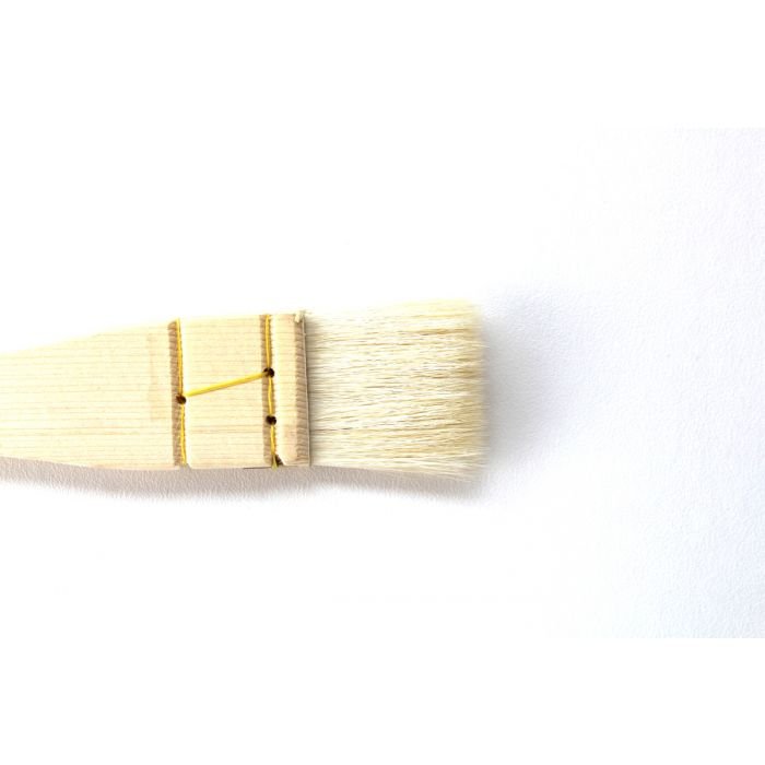 Flat Hake Pottery Brush 30mm Short Handle Flat Hake Pottery Brush 30mm Short Handle