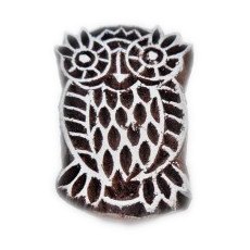 Small Owl Wooden Clay Stamp No.111
