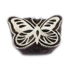 Medium Butterfly Wooden Clay Stamp No.402