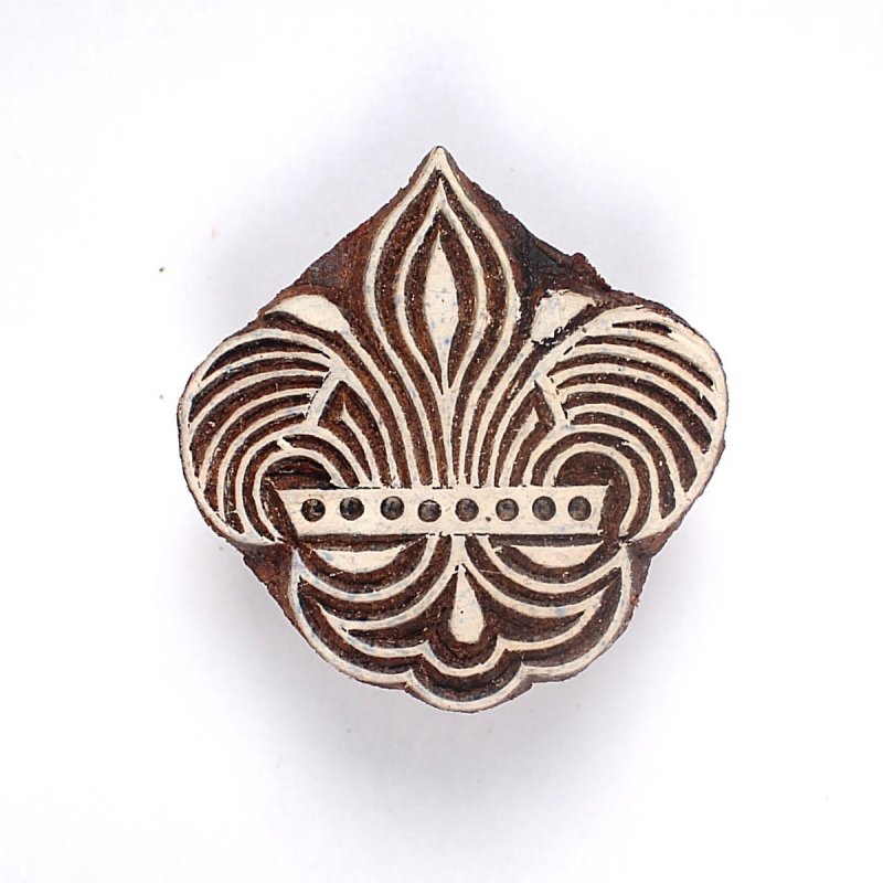 Indian Pattern Wooden Clay Stamp No.516