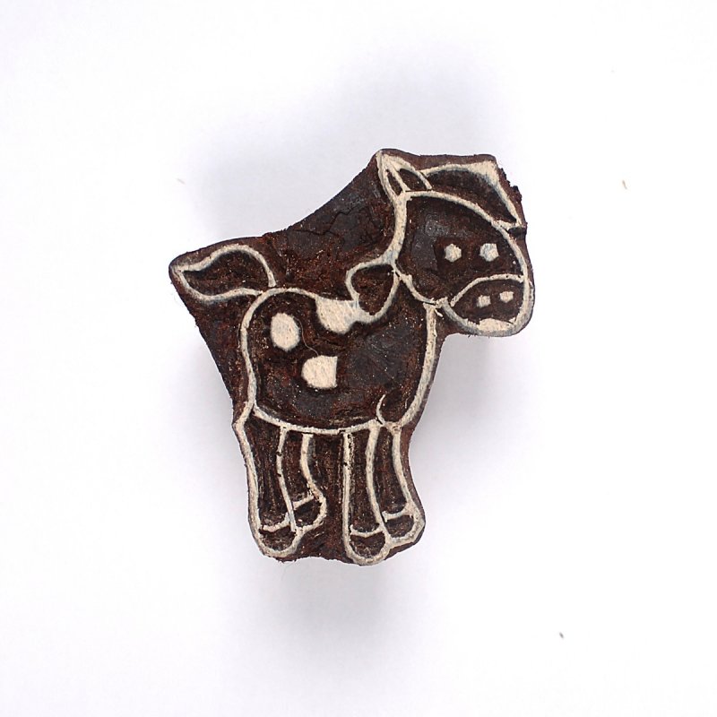 Pony Wooden Clay Stamp No.535 Pony Wooden Clay Stamp No.535