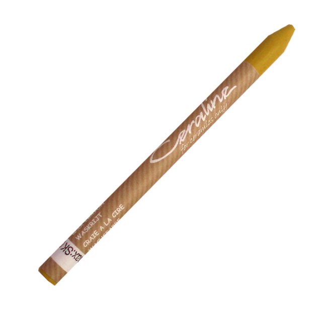 Yellow Ceraline Wax Crayon Stoneware 1270°C