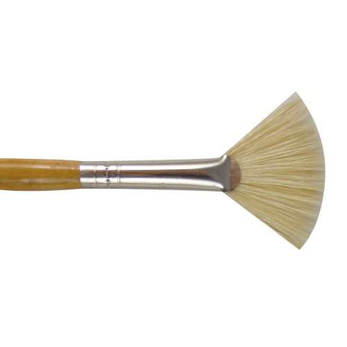 White Fan Brush 40mm B1-101 White Fan Brush 40mm B1-101