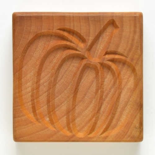 MKM Large Square Pumpkin Stamp SSL-034 MKM Large Square Pumpkin Stamp SSL-034