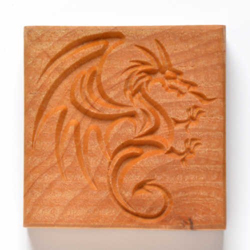 MKM Large Square Dragon Stamp SSL-072 MKM Large Square Dragon Stamp SSL-072