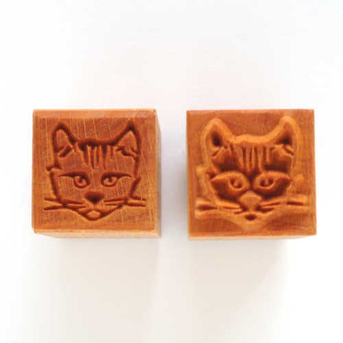 MKM Medium Square Double Ended Cat Stamp SSM-146 MKM Medium Square Double Ended Cat Stamp SSM-146