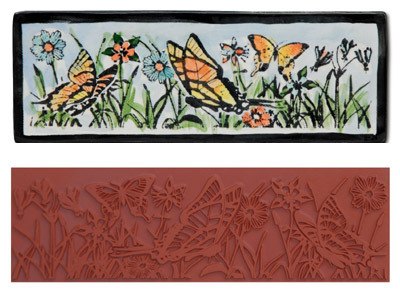Mayco Butterfly Garden Rubber Stamp