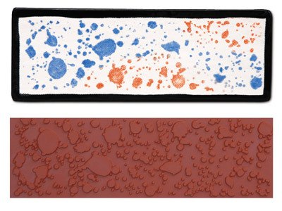 Mayco Paint Splatter Rubber Stamp DISCONTINUED
