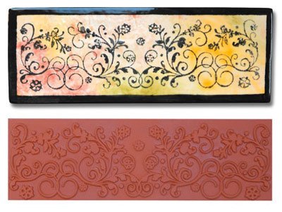 Mayco Mayco Floral Flourish Rubber Stamp